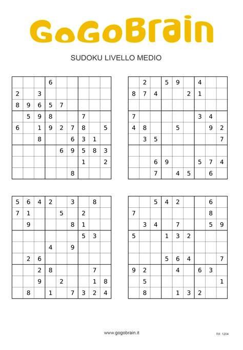 Sudoku medio 1204