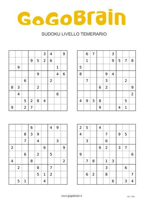 Sudoku temerario 3