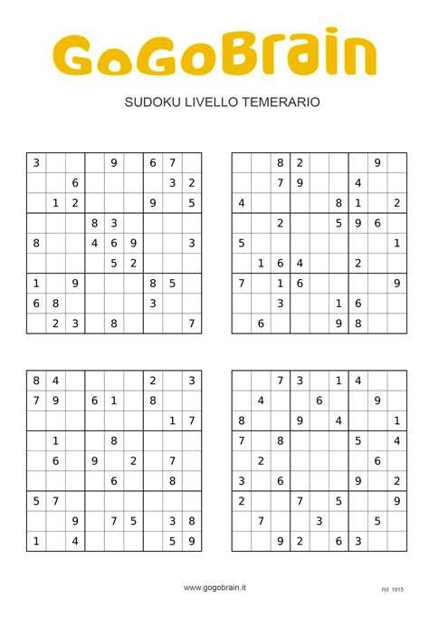 Sudoku temerari 9