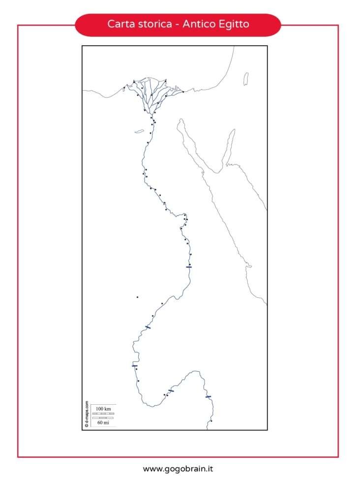 Mappa dell'Antico Egitto
