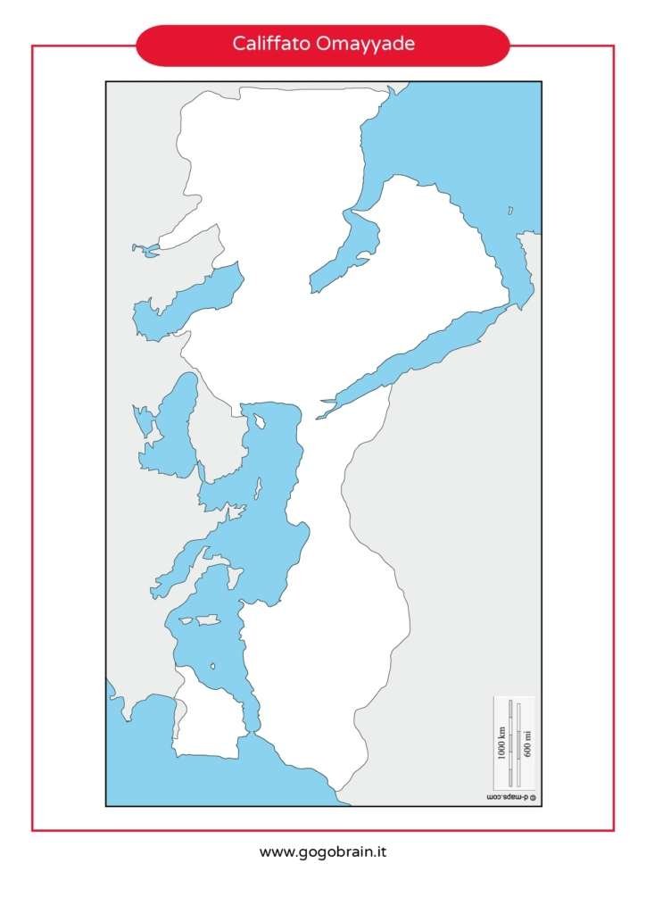 Cartina Muta Califfato Omayyade