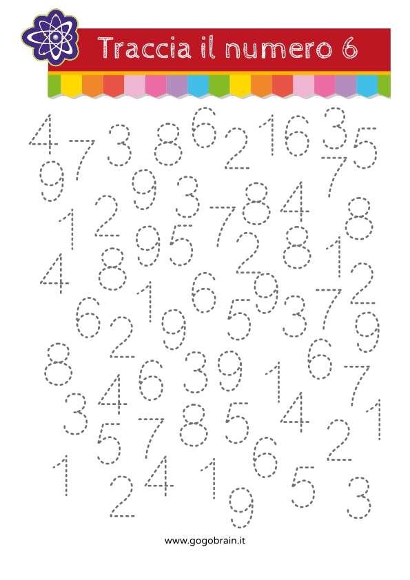 Traccia il numerro 6