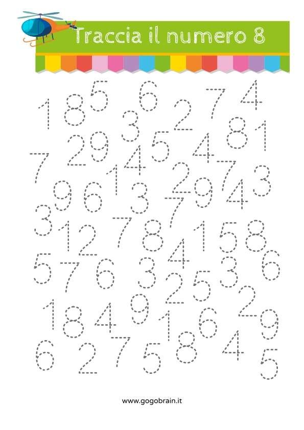 Traccia il numero 8