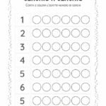 Scheda per la scuola dell'infanzia sulla comprensione dei numeri