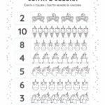 Conta gli unicorni per bambini della scuola dell'nfanzia