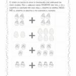 Scheda di addizioni per scuola dell'infanzia