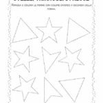 Scheda scuola dell'infanzia disegno forme con tratteggio