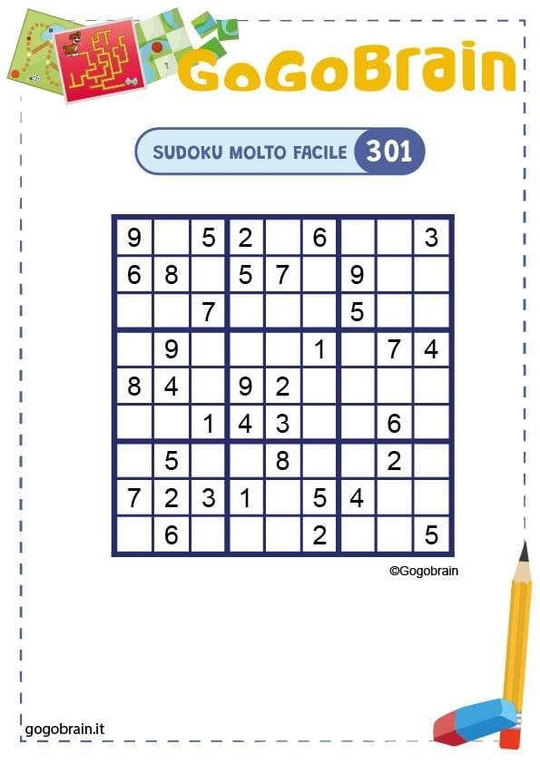 Sudoku molto facile #301