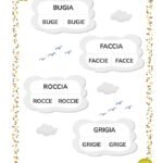 esercizio sul plurale CIA e GIA