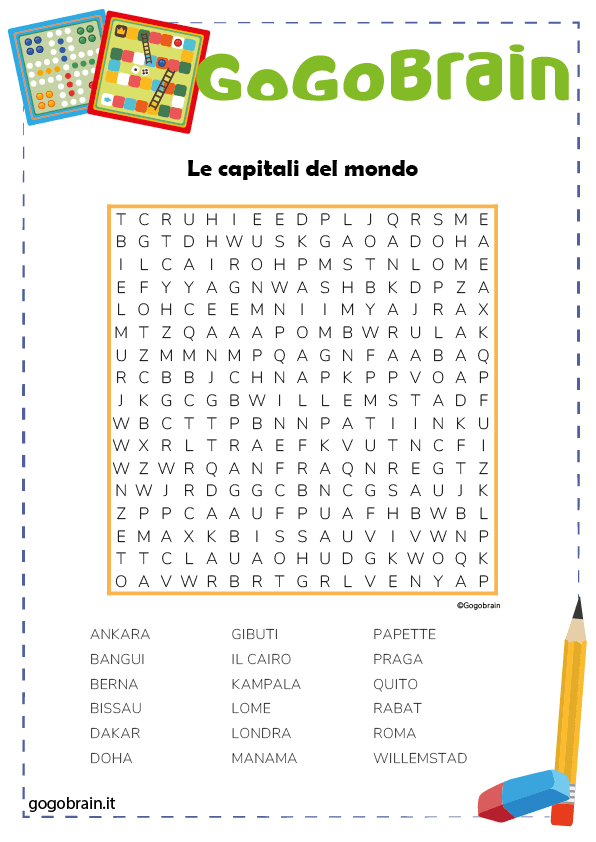Parole intrecciate tema capitali del Mondo