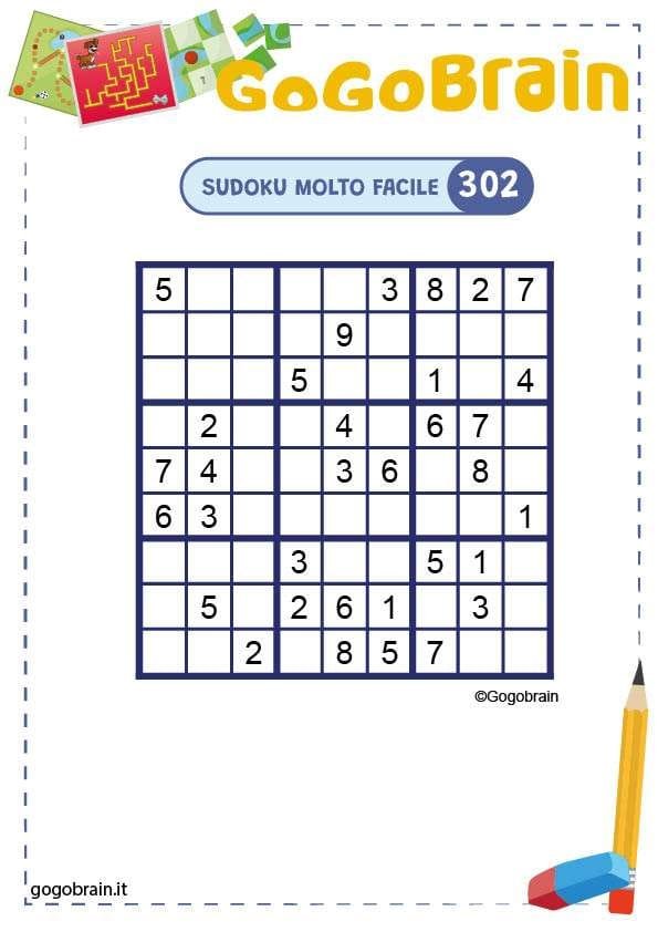 Sudoku molto facile n.302