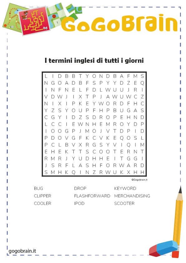 Parole intrecciate L'inglese di tutti i giorni