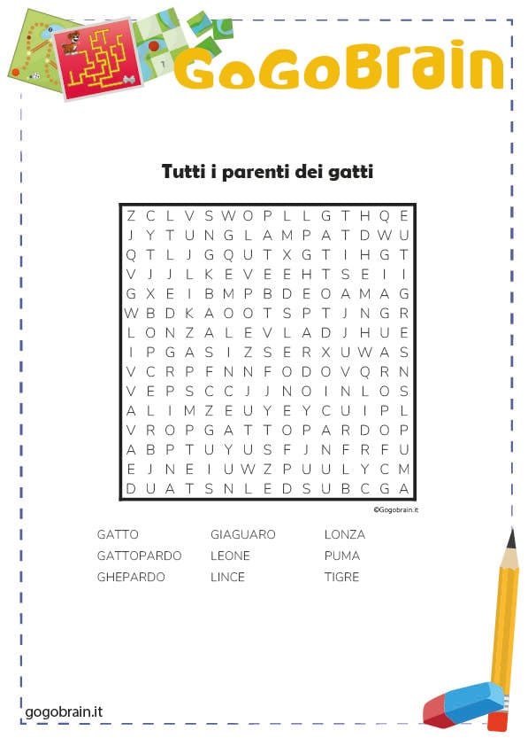 Parole intrecciate - I parenti dei gatti
