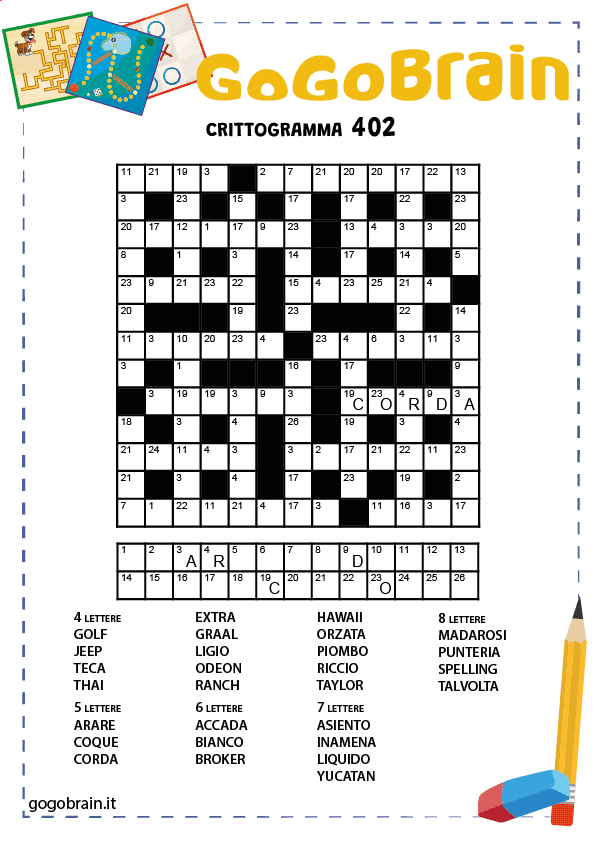 Parole crittografate 402