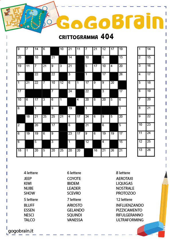 Parole crittografate 404