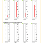 Esercizio per la misurazione della temperatura e sull'uso del termometro