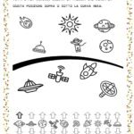 Esercizio per l'orientamento nello spazio: sopra e sotto