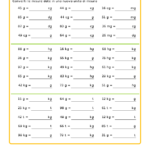 Equivalenze Peso 1-1