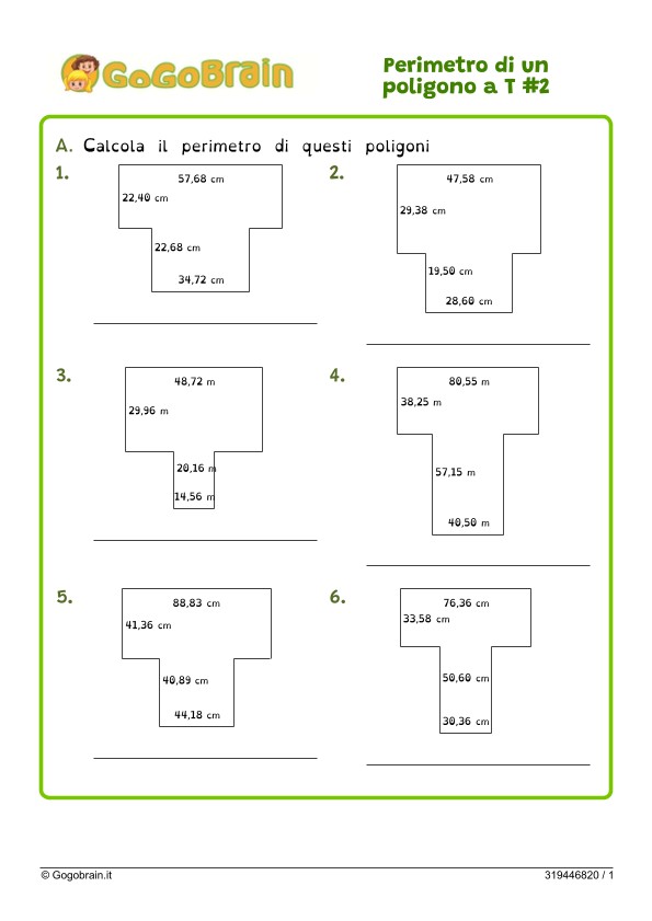 Perimetro poligono T 2-1