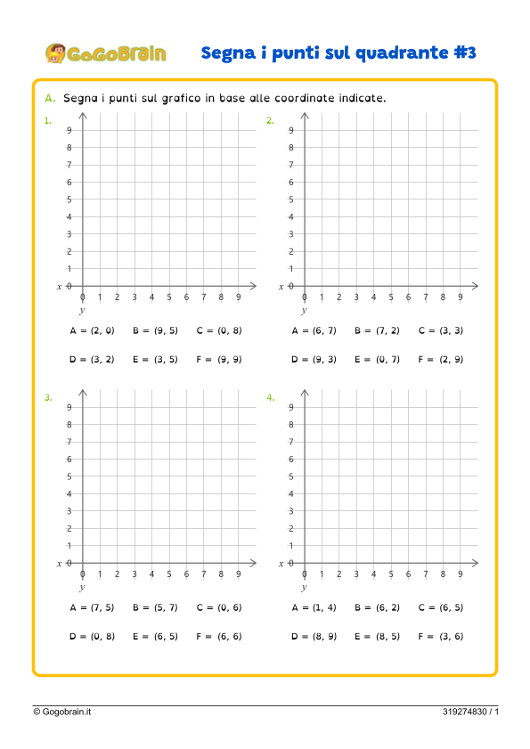 Segna i punti Quadrante Unico3-1