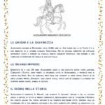 Disegno da colorare di Alessandro Magno a cavallo del suo destriero Bucefalo.