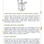 Disegno da colorare di un sacerdote etrusco con cappello tipico e mantello.