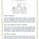 Disegno in bianco e nero di un vulcano in eruzione con fumo e lava da colorare.