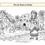 Esplora la civiltà sumera con una divertente illustrazione da colorare per bambini. Ideale per la scuola primaria!