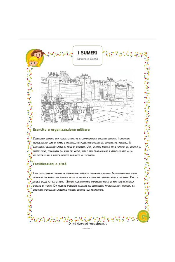 I Sumeri - Guerra e difesa