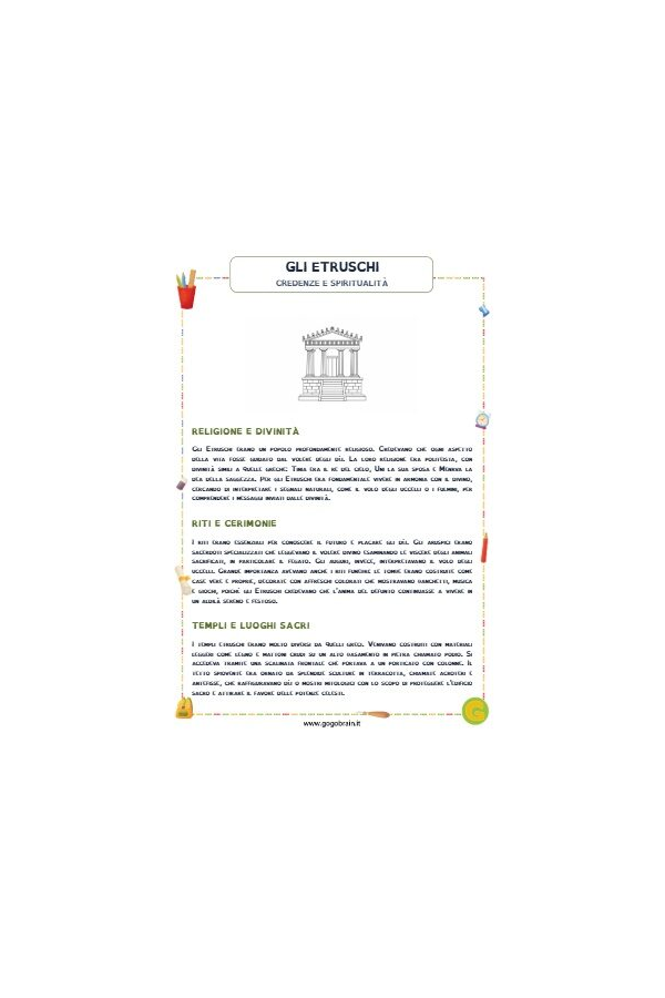 Gli etruschi: credenze e spiritualità