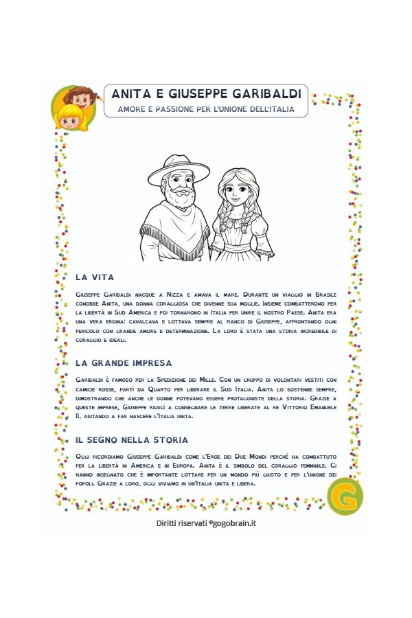 Anita e Giuseppe Garibaldi