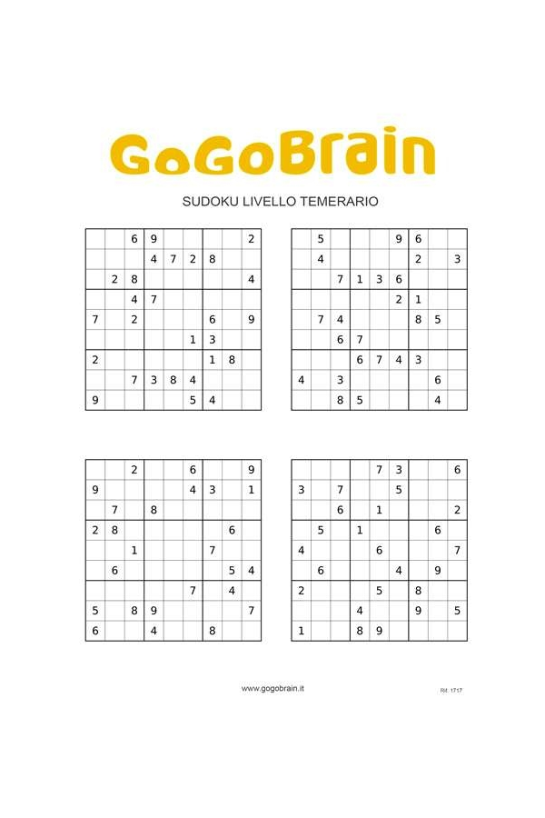 Sudoku difficoltà diabolica - 2