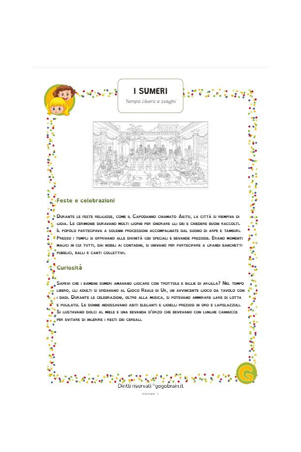 I Sumeri - Tempo libero e svaghi