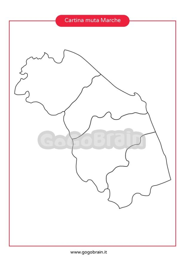 Carta muta delle Marche