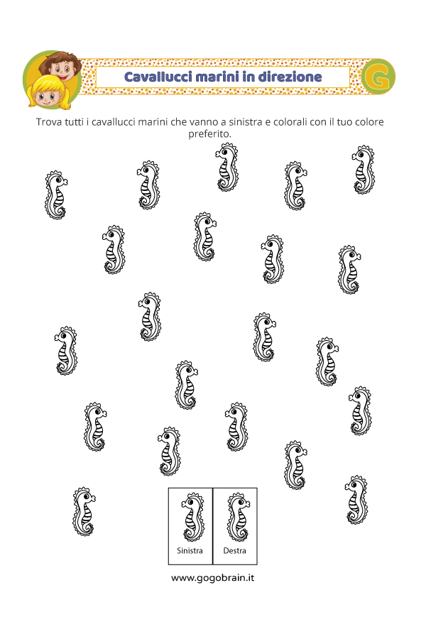Cavallucci marini in direzione