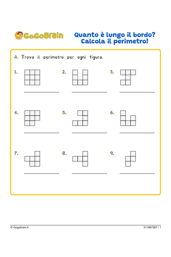 Quanto è lungo il bordo? Calcola il perimetro