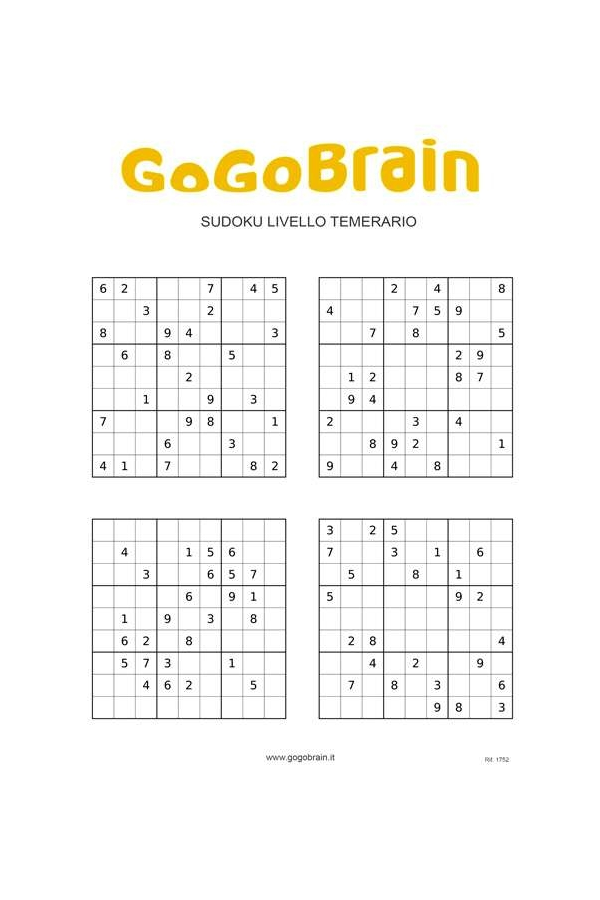 Sudoku difficoltà diabolica - 6