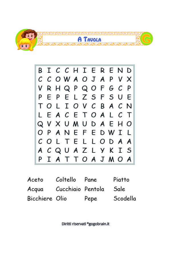 Parole intrecciate a tavola