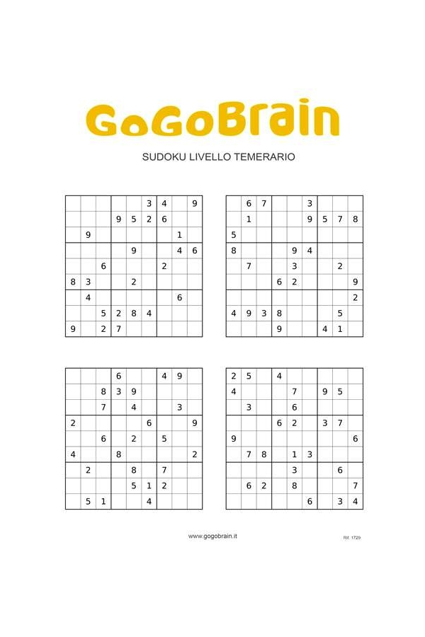 Sudoku difficoltà diabolica - 3