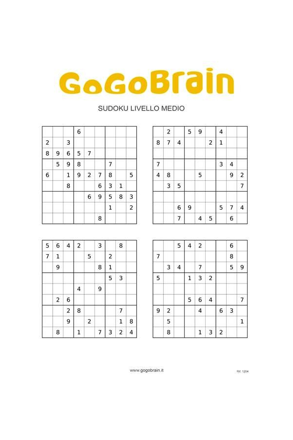 Sudoku difficoltà media - 4