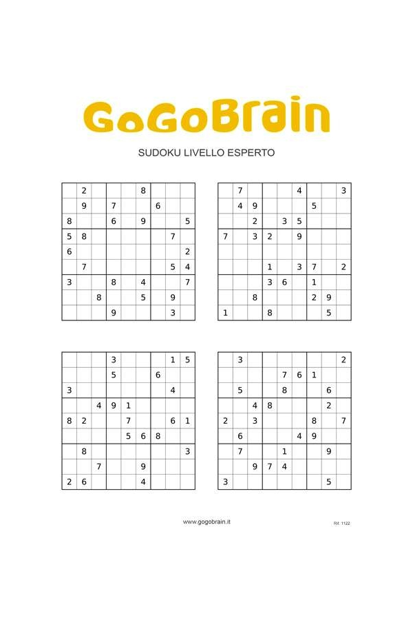 Sudoku difficoltà difficile -1
