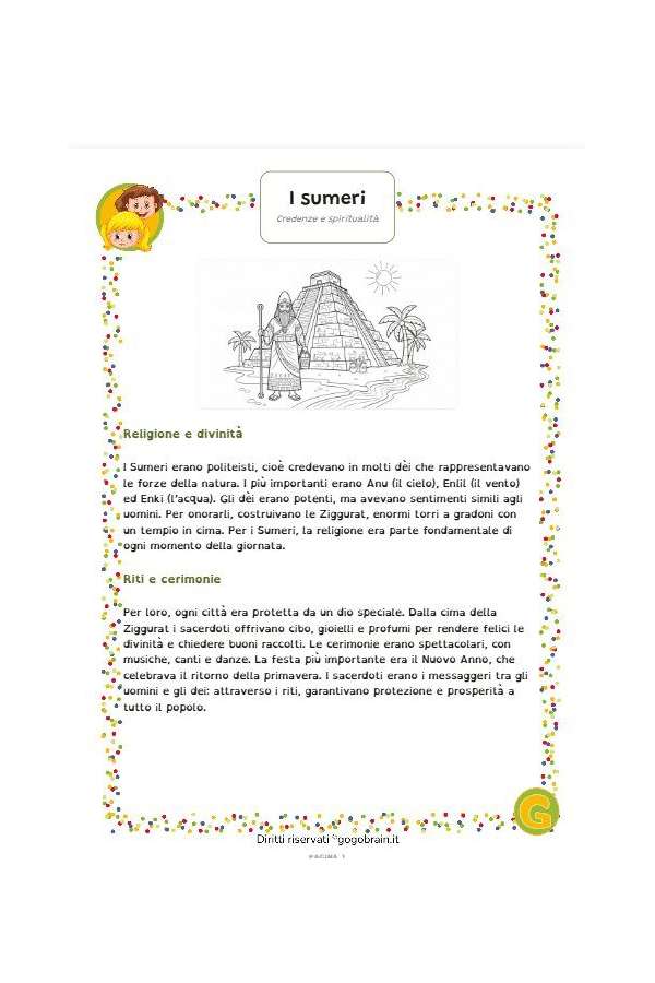 I Sumeri - Credenze e spiritualità