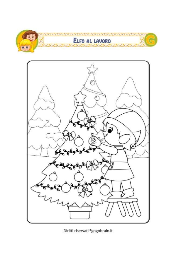 L'Elfo al lavoro per il Natale