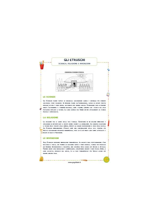 Gli Etruschi: scienza, religione e invenzioni