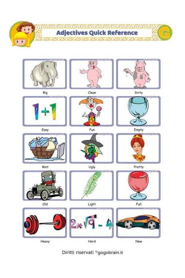 Guida veloce agli aggettivi in inglese