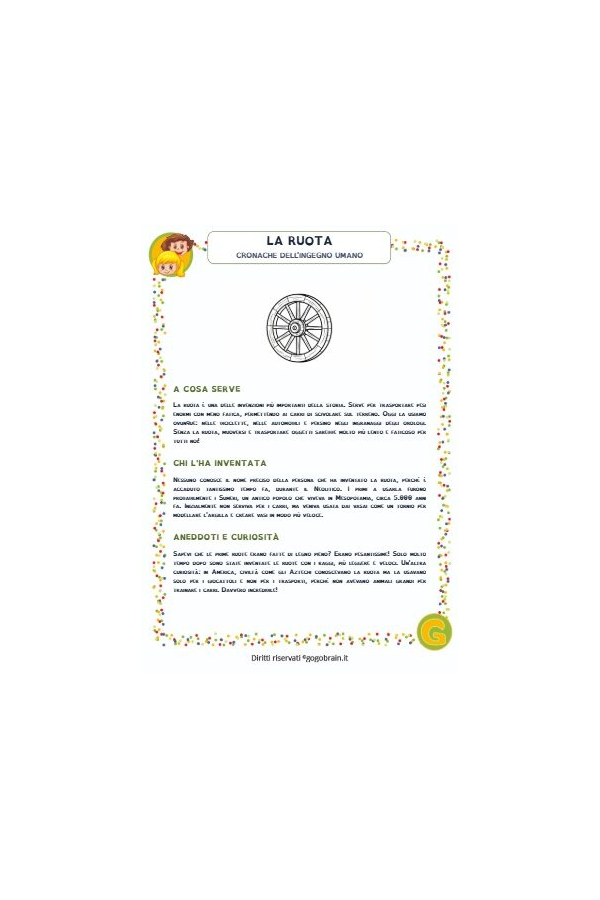 Le grandi invenzioni - La ruota