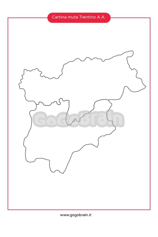 Carta muta del Trentino-Alto Adige