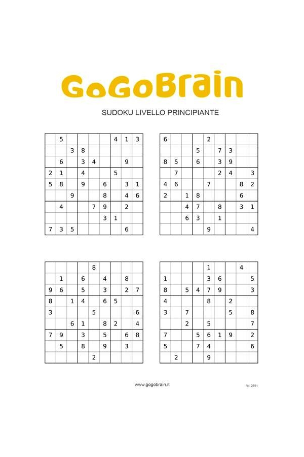Sudoku difficoltà facile - 4
