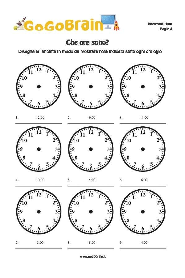 Orologio senza lancette - 1h - 4