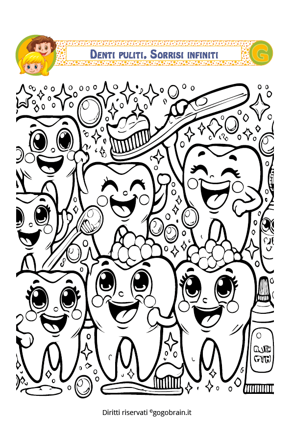 Denti puliti, sorrisi infiniti.